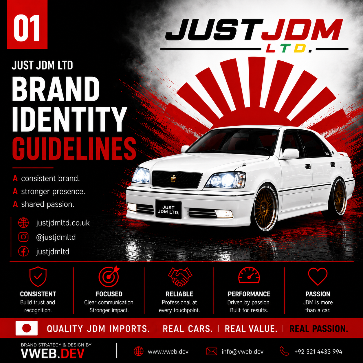 Just JDM Ltd Identity — A shared passion for JDM