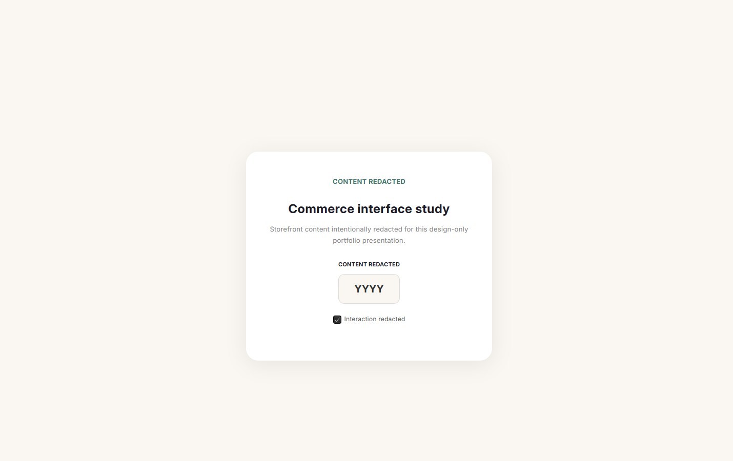 Regulated Performance Commerce desktop website view