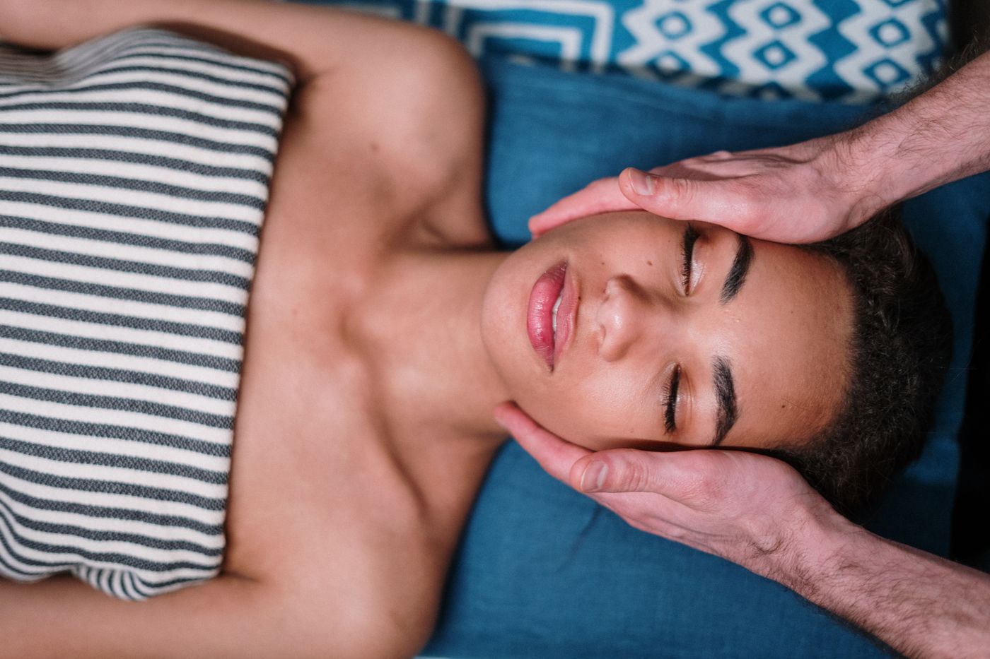 Restored luminous skin after a facial